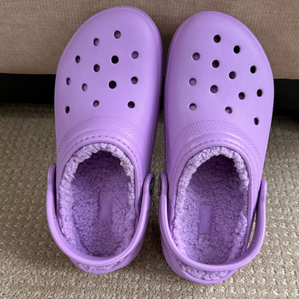 Kids classic lined Crocs